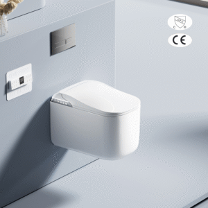 Vaso sanitário inteligente flutuante de parede com lavatório de cerâmica - vaso sanitário inteligente montado na parede