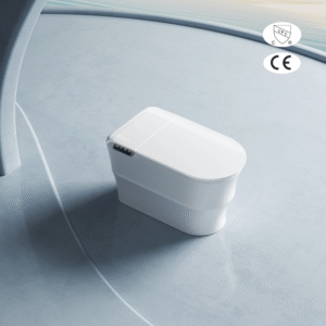 Vaso sanitário flutuante redondo inteligente sem tanque BIKI Factory de chão - Lavagem de cerâmica