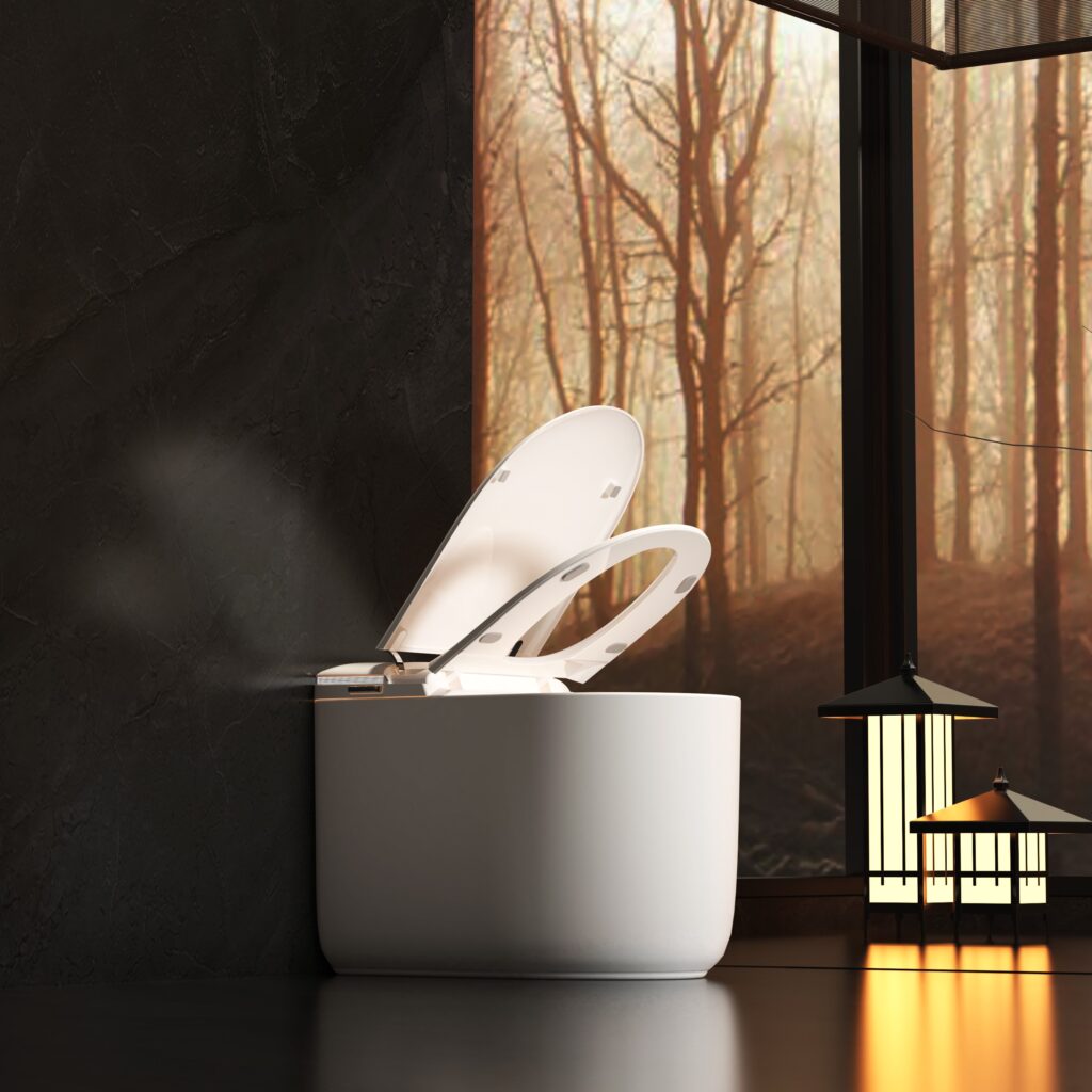 Abertura automática da tampa