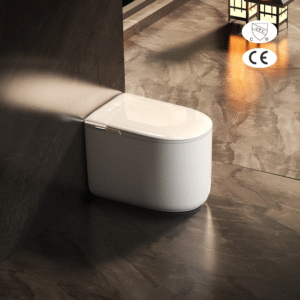 BIKI E81 CE Certified Small Tankless Smart Toilet 59cm - Baixo consumo de energia, alerta de sedentarismo por voz e descarga automática