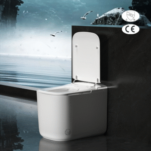 Vaso sanitário inteligente BIKI E91 WaterMark - pressão zero de água, descarga com jato sifônico e à prova d'água IPX4