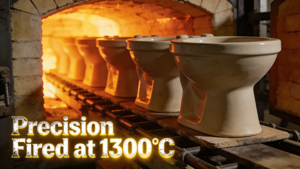 Produção de vasos sanitários de cerâmica