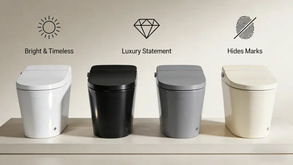 banheiro com controle remoto