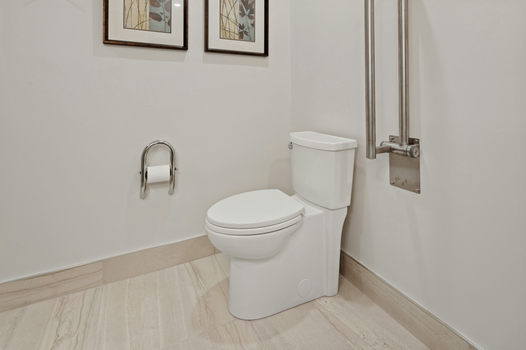 Infográfico mostrando os benefícios ambientais do uso de um bidê