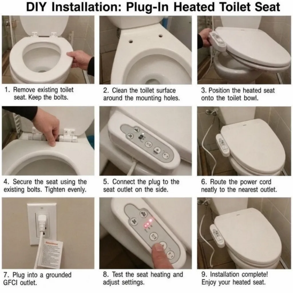 Diy Installation Of A Plug In Heated Toilet Seat