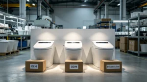 OEM vs ODM vs Private Label: How to Pick a Smart Toilet Manufacturing Model
