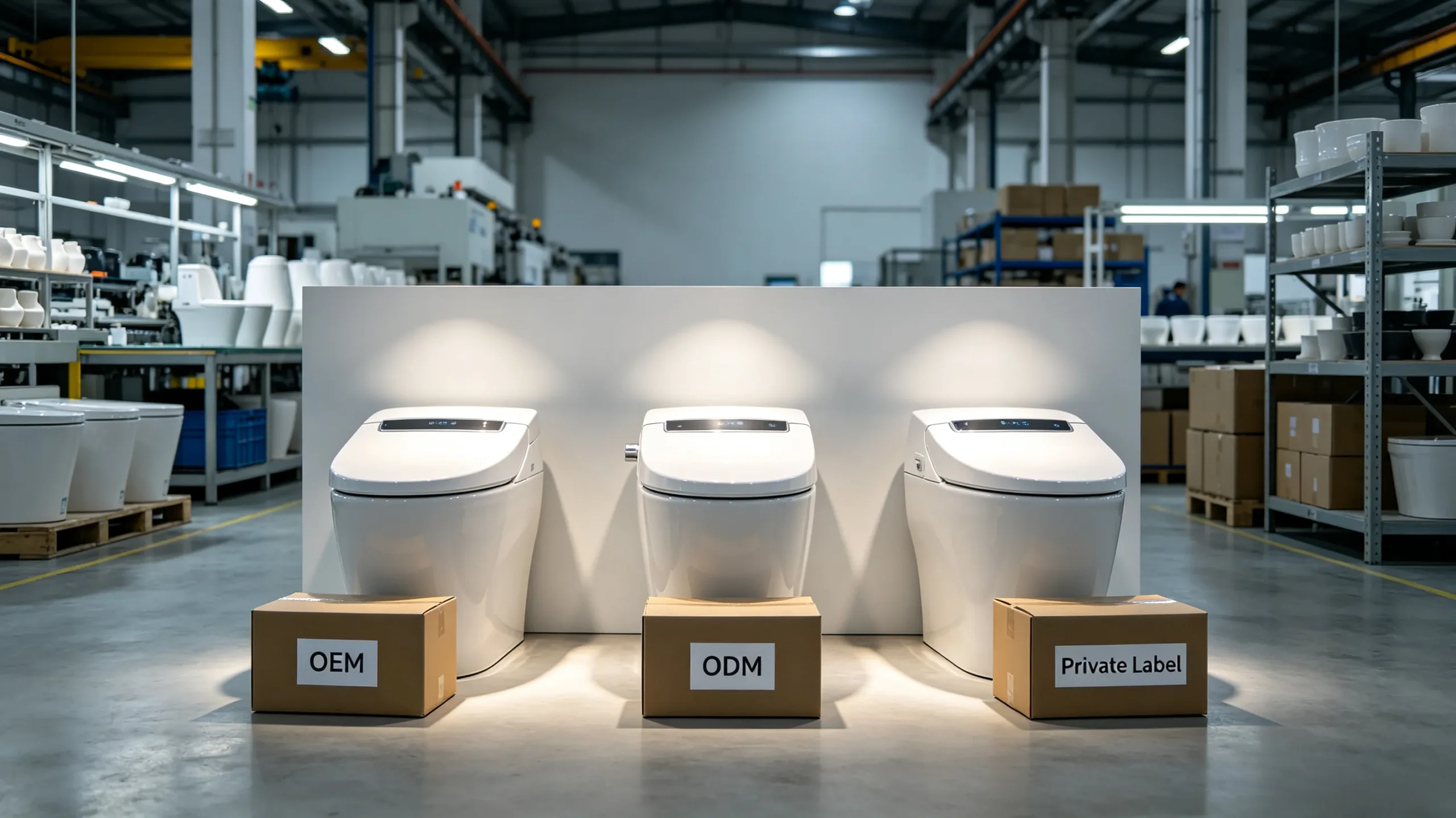 OEM vs ODM vs Private Label: How to Pick a Smart Toilet Manufacturing Model