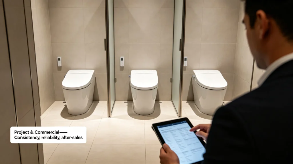 If You're Buying for a Project or Business + Let Your Current Toilet Decide